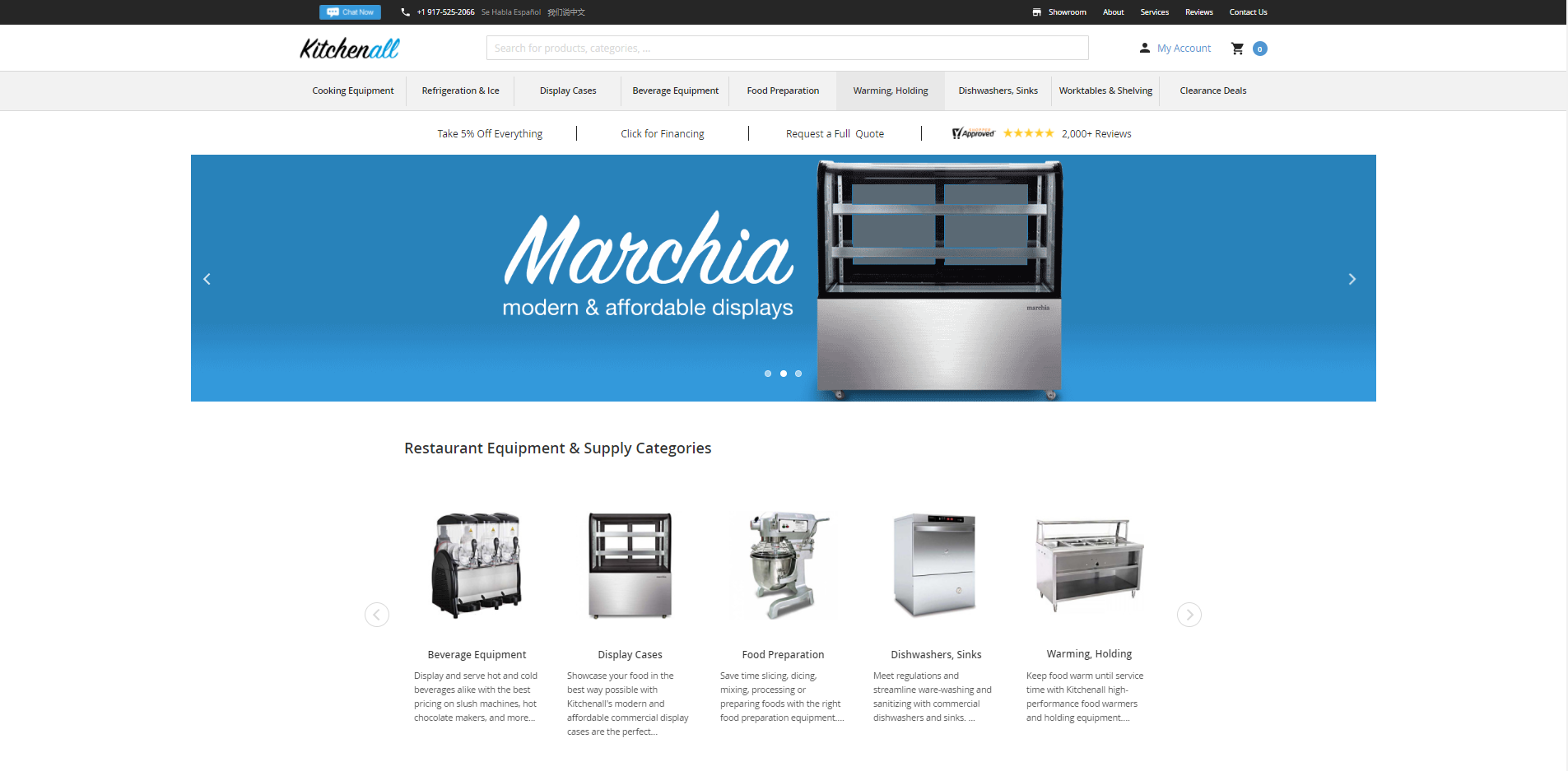 kitchenall portfolio website